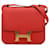 Constance Hermès HERMES HandbagsLeather Red  ref.1251183