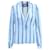 Reformation Blue and white striped shirt Multiple colors Polyester  ref.1251359