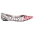 Marc Jacobs Chaussures plates à bout pointu en cuir embossé peau de serpent rose  ref.1251567