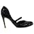 Rupert Sanderson Zapatos de salón de charol con punta redonda Negro Cuero  ref.1251581