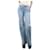 Autre Marque Jeans flare azul com corte de coração e cintura alta - tamanho Reino Unido 6 Algodão  ref.1251661