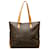 Louis Vuitton Brown Monogram Cabas Mezzo Leather Cloth  ref.1251723