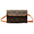 Louis Vuitton Brown Monogram Pochette Florentine Leather Cloth  ref.1251742