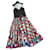 Chanel Vestido maxi con logo CC retro de París / Cuba por 11,000 dólares. Multicolor Seda  ref.1251753