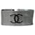 Chanel Gargantilla de malla metálica gris - talla  ref.1251856