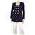 Saint Laurent Blue double-breasted wool blazer - size UK 14  ref.1251866