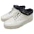 Chaussures de sport en cuir Chanel Coco Mark Blanc  ref.1251877