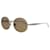 lunettes de soleil en métal Azzedine Alaïa neuves Doré  ref.1251896