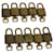 Louis Vuitton Vorhängeschloss 10Set Padlock Gold Tone LV Auth ep3226 Metall  ref.1251945