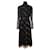 The Kooples Robe noir Polyester  ref.1252027