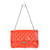 Chanel Bolsa de ombro 2.55 em couro envernizado Vermelho  ref.1252061