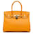Birkin Hermès HERMES BolsosPiel Naranja Cuero  ref.1252304