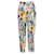 Autre Marque Stella McCartney – Weiße Jogginghose mit buntem Blumenmuster Mehrfarben Viskose  ref.1252307
