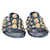 Balenciaga - Chaussures plates à lanières cloutées Arena bleues Cuir  ref.1252334