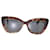 Fendi Brown Zucca Cat-Eye-Sonnenbrille Braun Kunststoff  ref.1252345