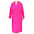 Jacquemus Trench oversize rose fluo Laine  ref.1252346