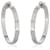 Boucles d'oreilles créoles Love Cartier 18K or blanc, grand modèle  ref.1252410