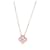Van Cleef & Arpels Alhambra Pink Porcelain & Diamond Pendant 18K Gold 0.05 ctw Pink gold  ref.1252413