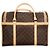 Transportín para perros de lona con monograma de Louis Vuitton 40 Castaño - vista 4