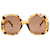 Gucci GG1235S 002 Tortuga marrón Amarillo Plástico  ref.1252460