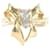 Autre Marque 18Bague ruban diamant K & Platinum Métal  ref.1252584