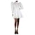 Autre Marque Robe blanche col montant en broderie anglaise - taille XS Coton  ref.1252604