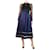 Self portrait Blue lace pleated dress - size UK 12 Polyester  ref.1252605