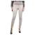 Brunello Cucinelli Beige panelled trousers - size UK 12 Cotton  ref.1252607