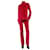 Autre Marque Fuchsia velour shirt and trouser set - size XS Pink Cotton  ref.1252611