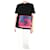 Calvin Klein Schwarzes grafisches Baumwoll-T-Shirt – Größe M Baumwolle  ref.1252623