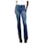 Frame Denim Jeans flare azul de corte alto - tamanho UK 6 Liocel  ref.1252628