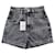 Isabel Marant Etoile Isabel Marant Hiana high-waisted grey denim shorts Cotton  ref.1252666