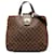 Louis Vuitton Brown Damier Ebene Cabas Rosebery Cloth  ref.1252687