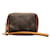Louis Vuitton Brown Monogram Trousse Wapity Leather Cloth  ref.1252690