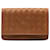 Bottega Veneta Brown Intrecciato Flap Card Holder Leather Pony-style calfskin  ref.1252730