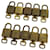 Louis Vuitton padlock 10set Padlock Gold Tone LV Auth ep3232 Metal  ref.1252801
