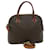 Céline CELINE Macadam Canvas Hand Bag PVC Brown Auth ep3354  ref.1252843