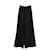 Maje Black wide cut pants Polyester  ref.1252909