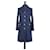 Gucci Coats, Outerwear Navy blue Wood  ref.1252926