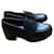 Chanel Zapatos sin tacón Negro Cuero  ref.1252937