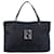 Fendi Black Monogram FF Handbag Leather  ref.1253068
