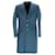 Einreihiger Mantel aus blauem Kaschmir von Dolce & Gabbana Wolle  ref.1253142