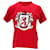 Tommy Hilfiger Camiseta Hilfiger Crest para mujer Roja Algodón  ref.1253148