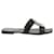 Roger Vivier Bikiviv' Black Leather Flat Sandals  ref.1253207