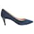 Diane Von Furstenberg Zapatos de ante azul marino Suecia  ref.1253218