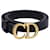 Christian Dior Saddle Belt in Black Calfskin Leather  ref.1253225