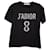 Christian Dior J'Adior 8 T-Shirt aus schwarzer Baumwolle  ref.1253277