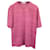 Autre Marque Herr. P Striped T-Shirt aus burgunderfarbener Baumwolle Bordeaux  ref.1253290