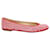Giuseppe Zanotti Pink Suede Ballerinas with Crystal Embellishments  ref.1253307