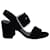 Stuart Weitzman Block Heel Sandals in Black Suede  ref.1253389